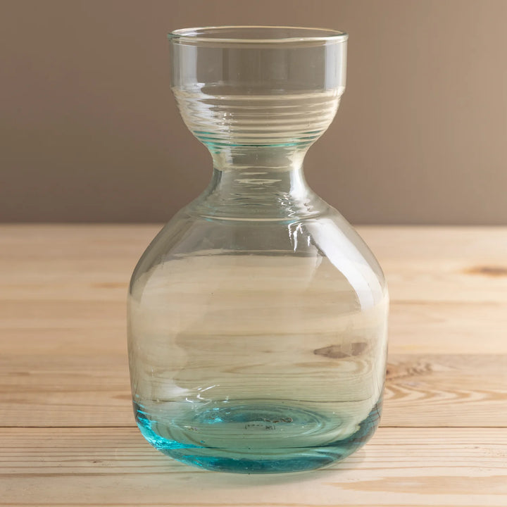 Bedside Carafe and Nested Glass