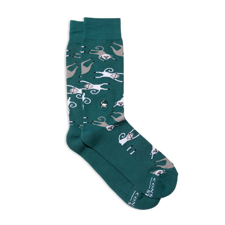 Mischievous Monkey Socks that Support Conservation