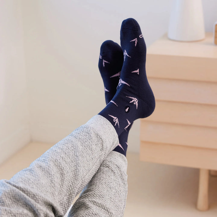 Origami Crane Socks that Promote Equality