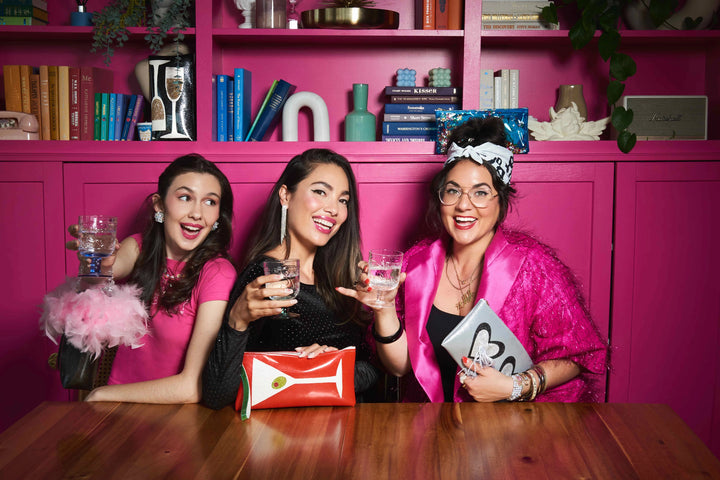 Shimmery Martini Clutch