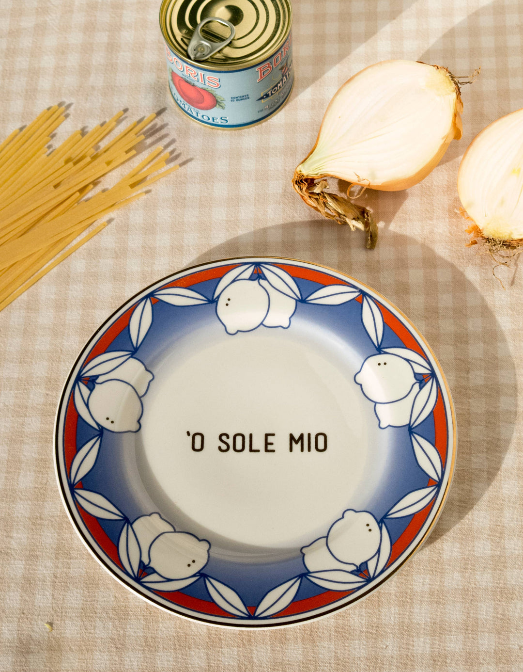 O Sole Mio Porcelain plate