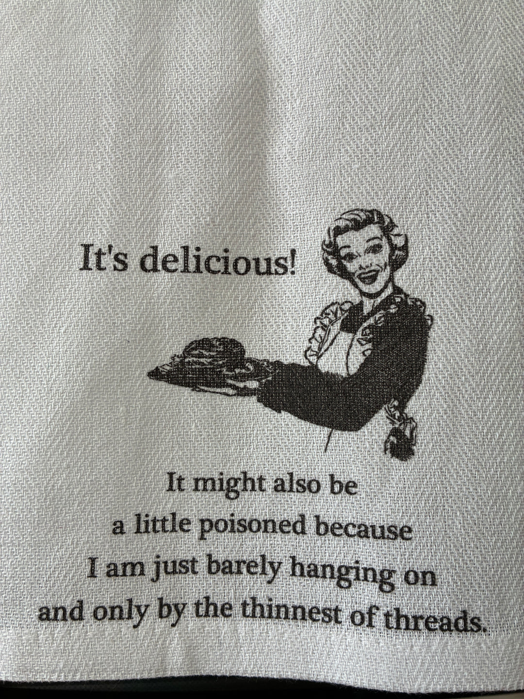 It's Deliciously Poisoned Tea Towel