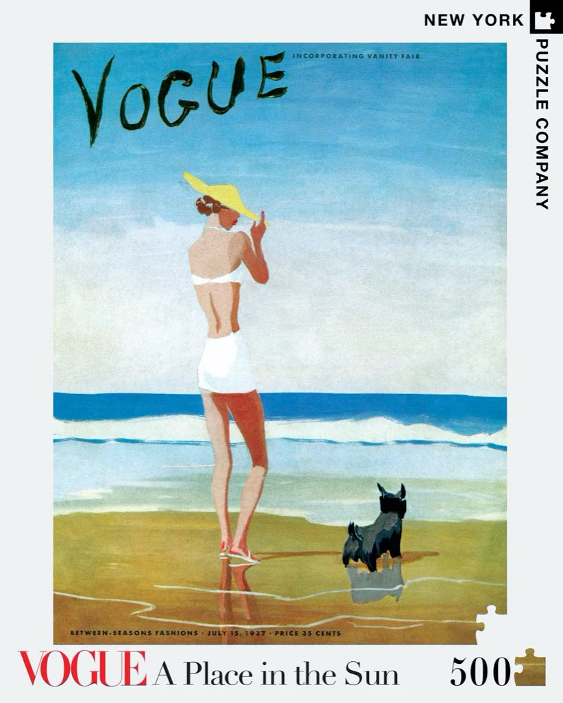 A Day at the Beach with Vogue Jigsaw Puzzle