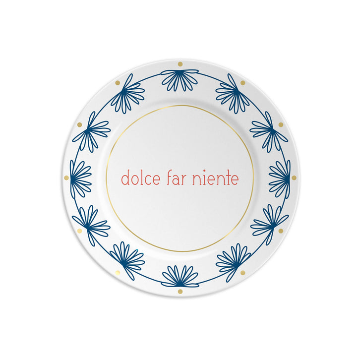 Dolce Far Niente Porcelain plate
