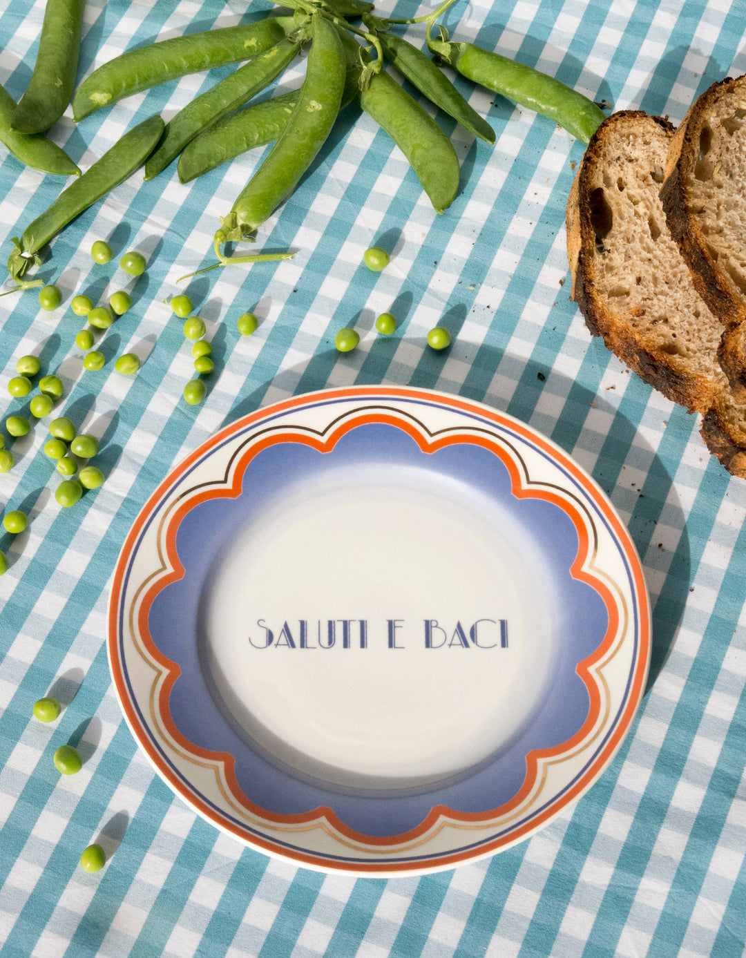 Saluti e Baci Porcelain plate