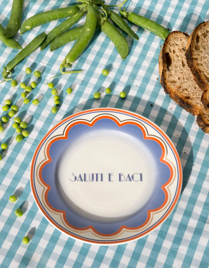 Saluti e Baci Porcelain plate