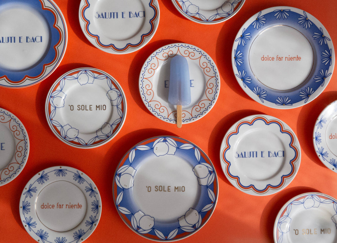 Dolce Far Niente Porcelain plate