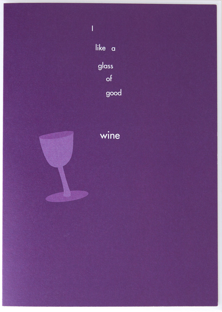 Wine. Wine! WINE!