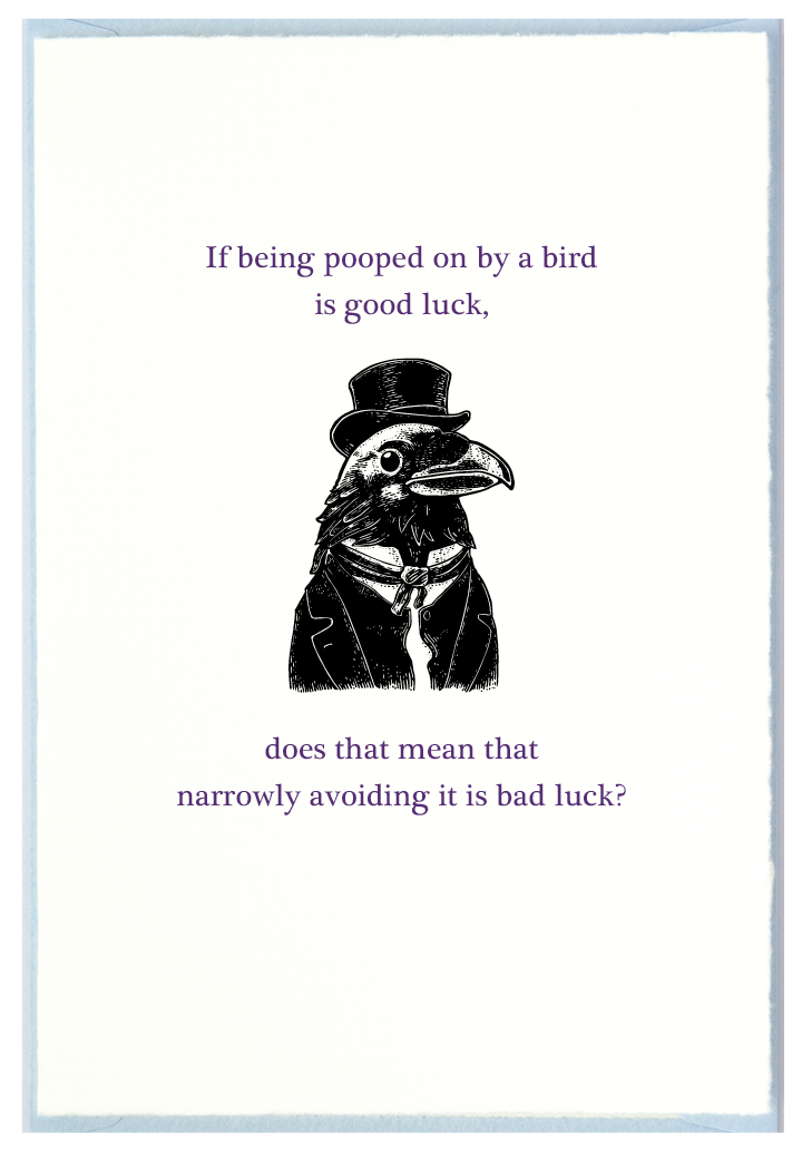Bird Poop Good Luck
